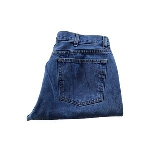 George Mens Jeans 38x30 Approx 37x28 Straight Leg Regular‎ Blue Denim